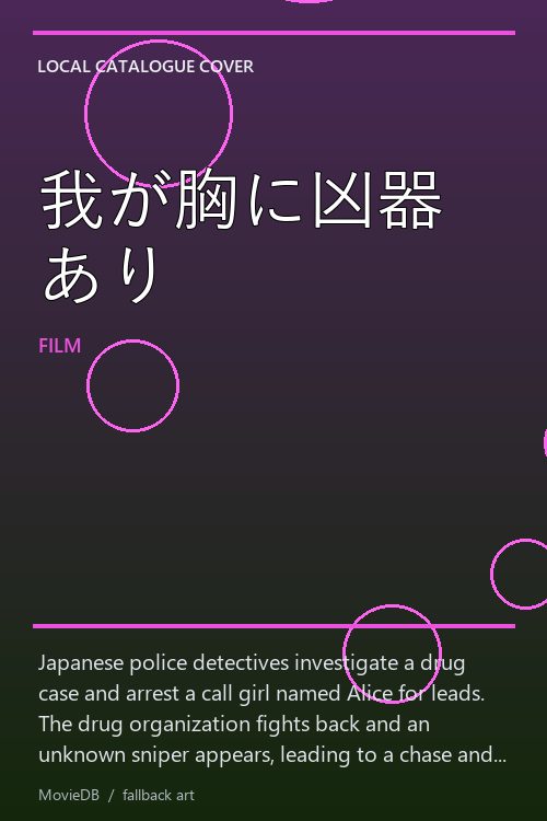我が胸に凶器あり poster