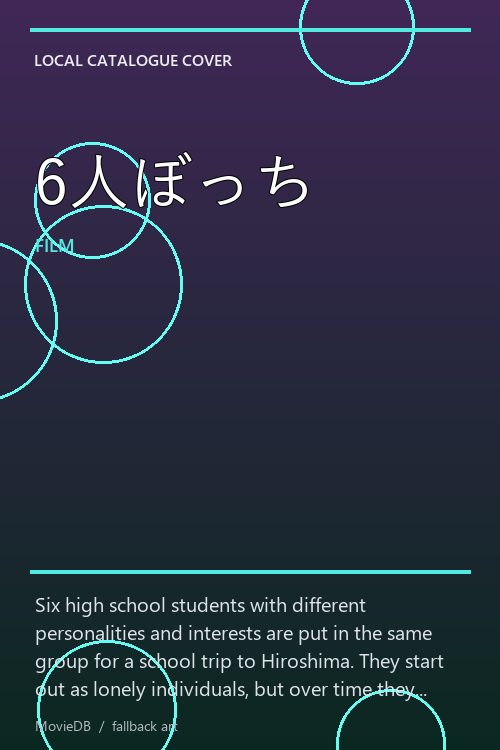 6人ぼっち poster