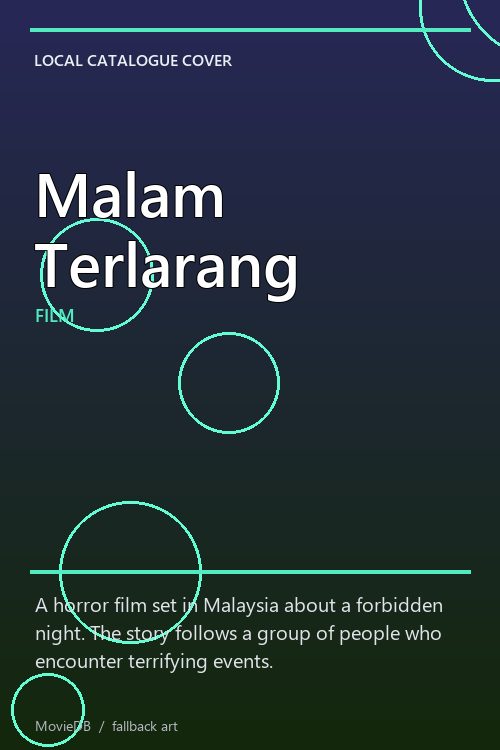 Malam Terlarang poster