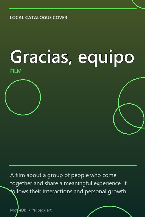 Gracias, equipo poster