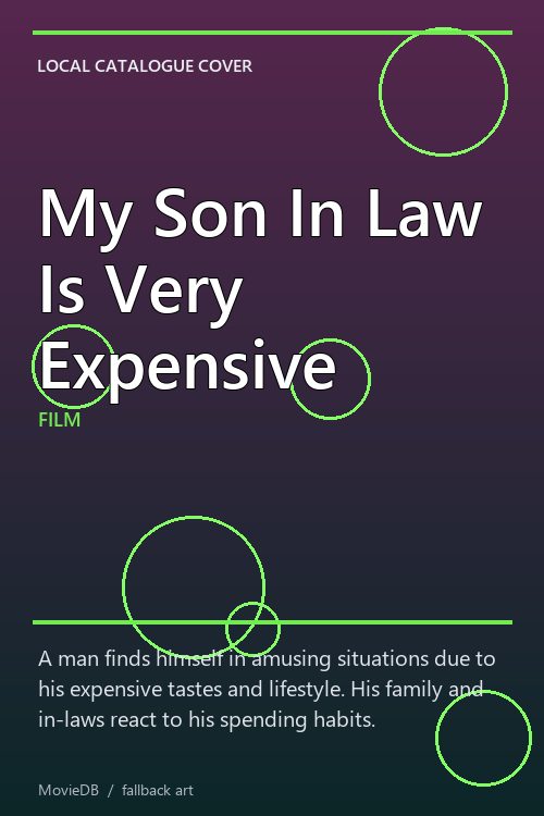 My Son In Law Is Very Expensive poster