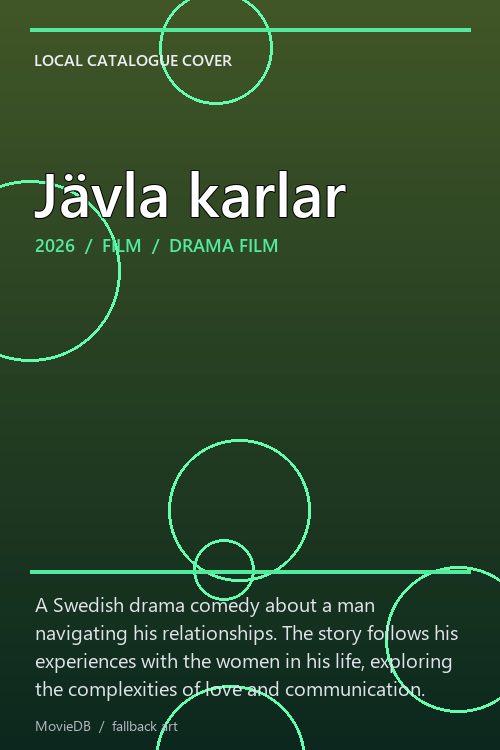 Jävla karlar poster