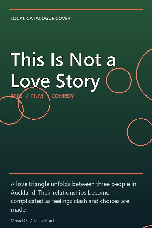 This Is Not a Love Story poster