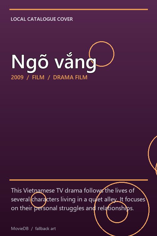 Ngõ vắng poster