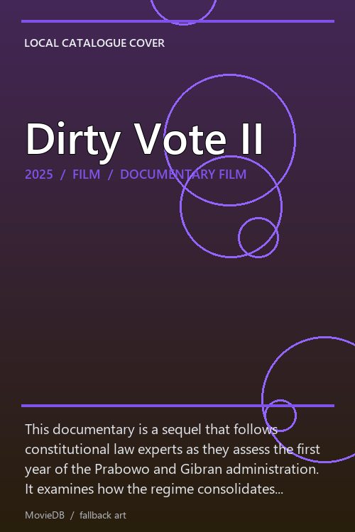 Dirty Vote II poster