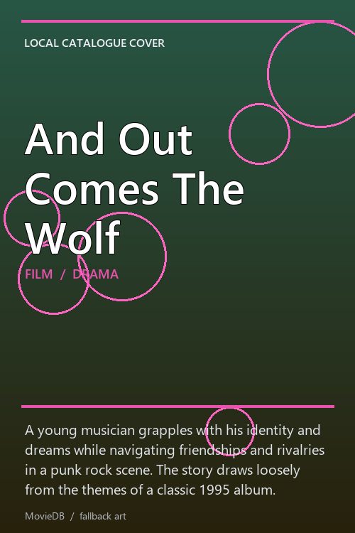 And Out Comes The Wolf poster