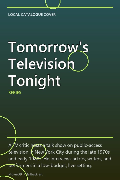 Tomorrow's Television Tonight poster
