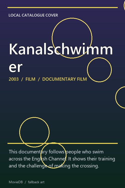 Kanalschwimmer poster