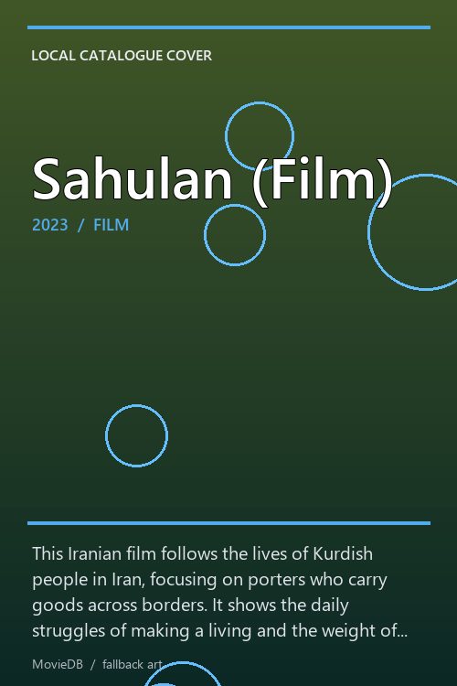 Sahulan (Film) poster