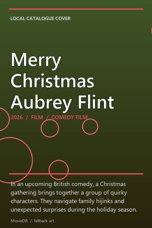 Merry Christmas Aubrey Flint poster