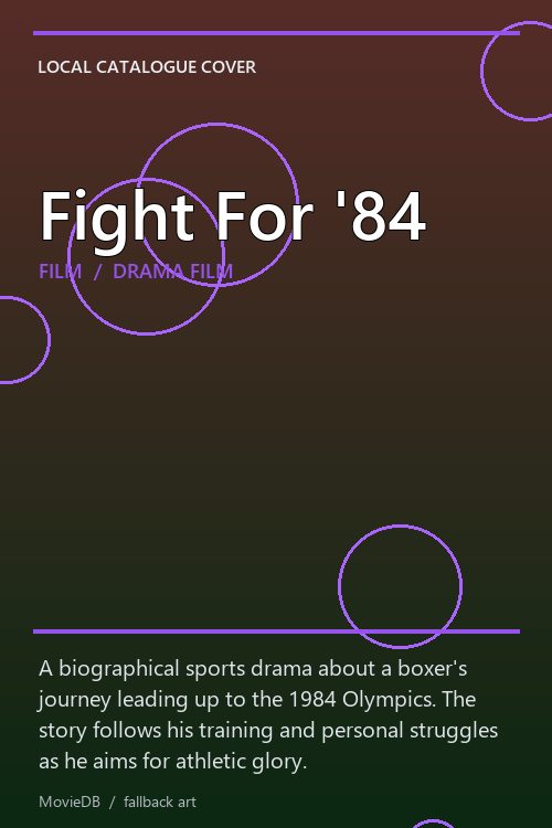 Fight For '84 poster