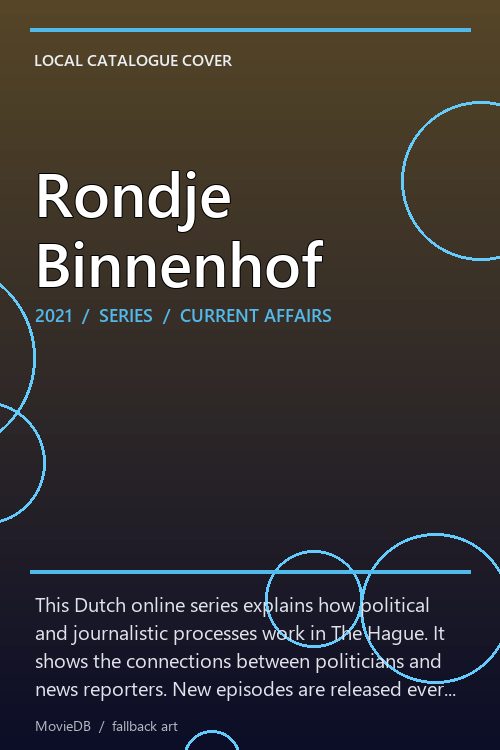 Rondje Binnenhof poster