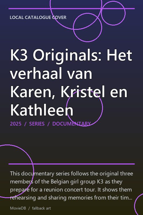 K3 Originals: Het verhaal van Karen, Kristel en Kathleen poster
