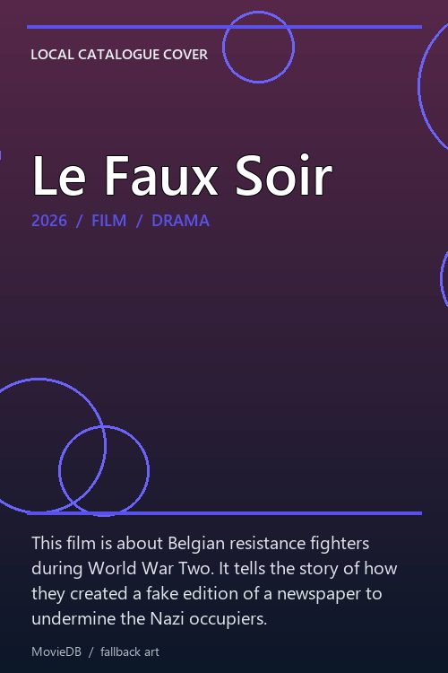 Le Faux Soir poster