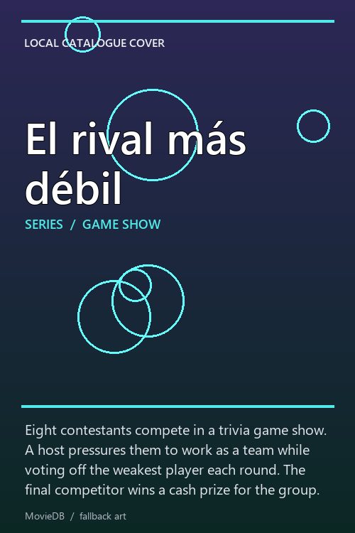 El rival más débil poster