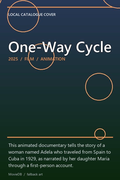 One-Way Cycle poster