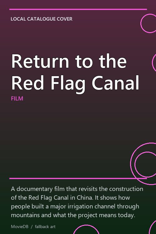 Return to the Red Flag Canal poster
