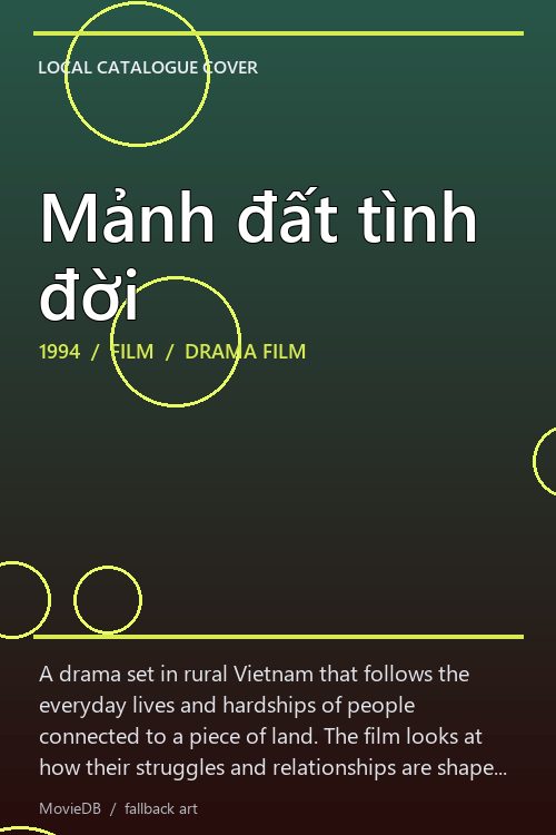 Mảnh đất tình đời poster