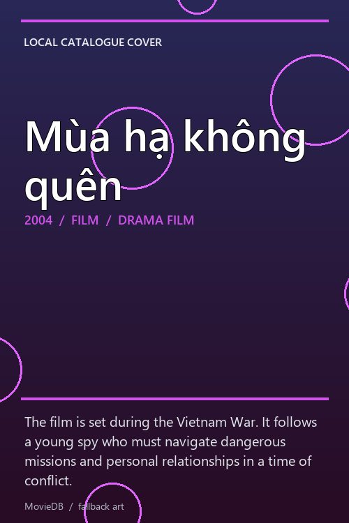 Mùa hạ không quên poster