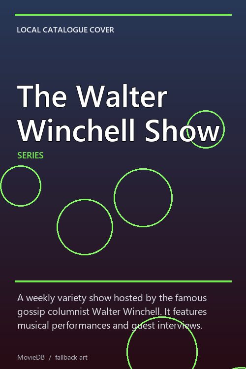 The Walter Winchell Show poster