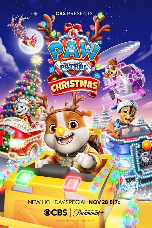 A PAW Patrol Christmas poster