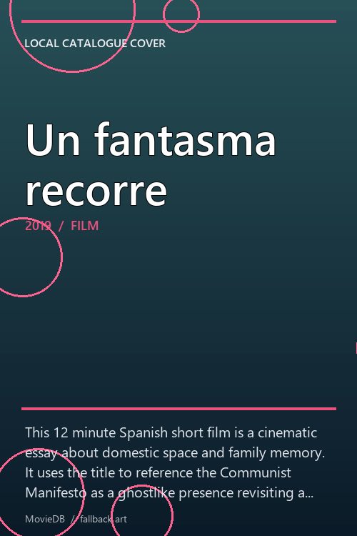 Un fantasma recorre poster