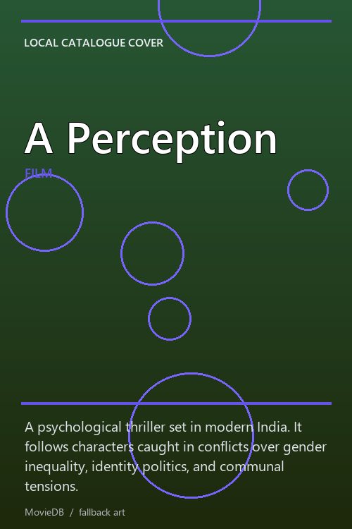 A Perception poster