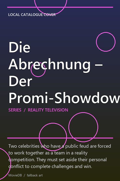 Die Abrechnung – Der Promi-Showdown poster