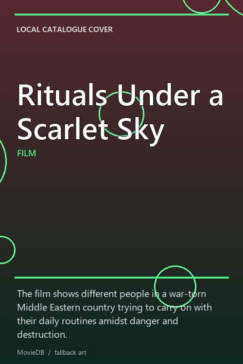 Rituals Under a Scarlet Sky poster