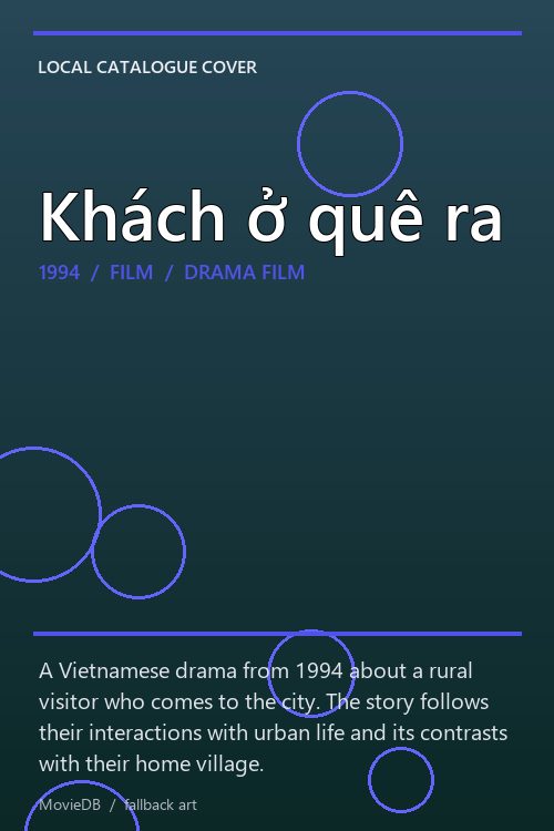 Khách ở quê ra poster