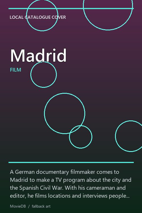 Madrid poster