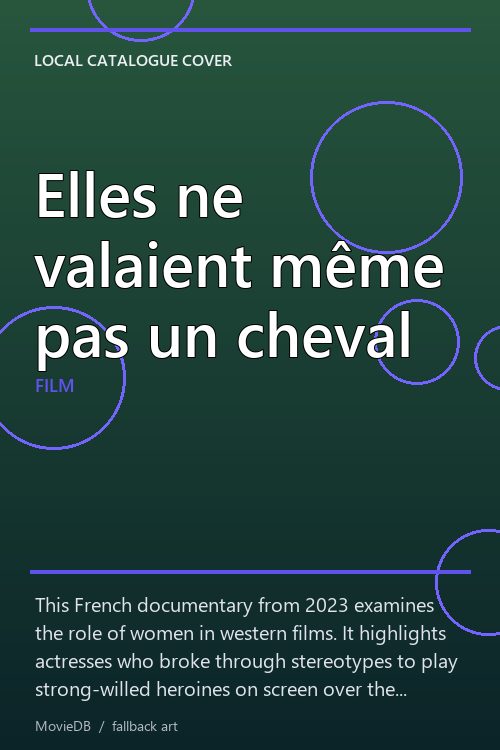 Elles ne valaient même pas un cheval poster