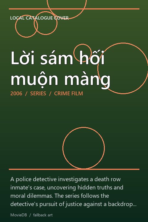 Lời sám hối muộn màng poster
