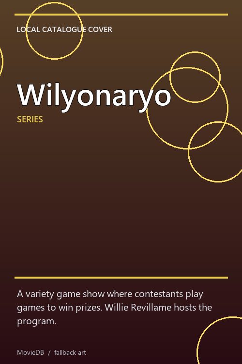 Wilyonaryo poster