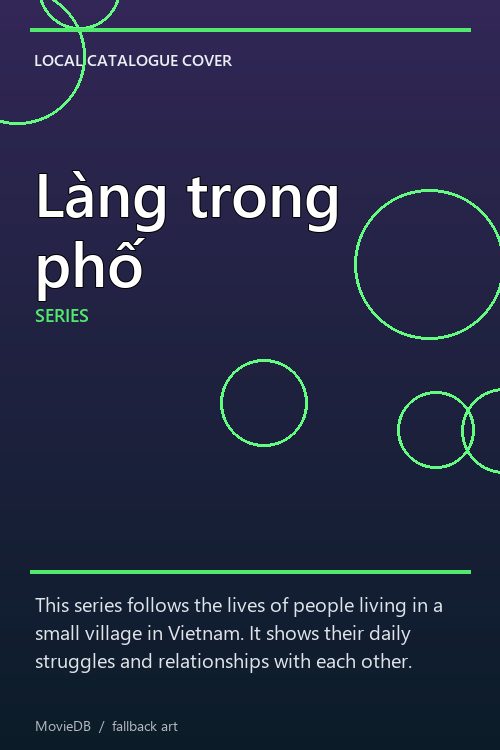 Làng trong phố poster