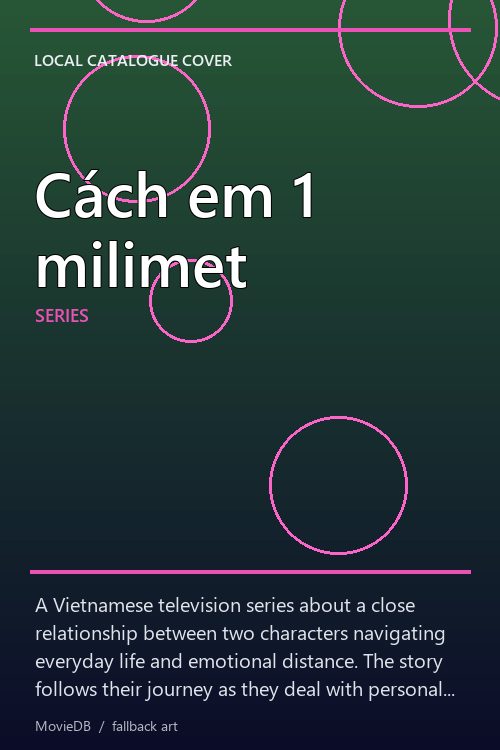Cách em 1 milimet poster