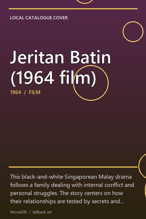 Jeritan Batin (1964 film) poster