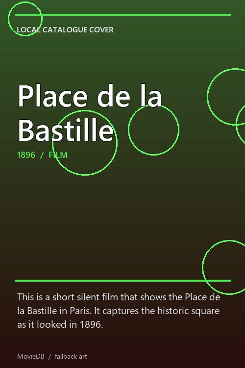 Place de la Bastille poster