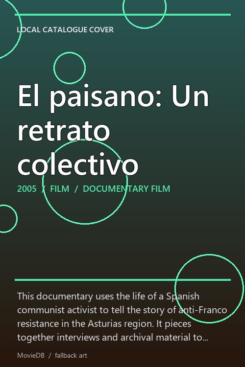 El paisano: Un retrato colectivo poster