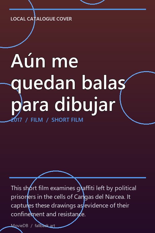 Aún me quedan balas para dibujar poster