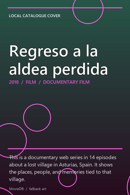 Regreso a la aldea perdida poster