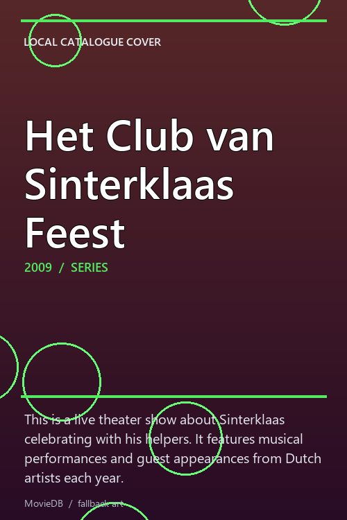 Het Club van Sinterklaas Feest poster
