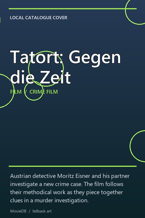 Tatort: Gegen die Zeit poster