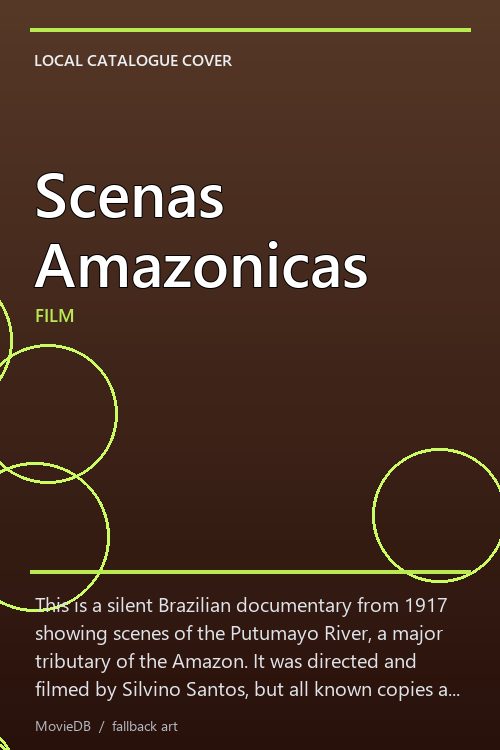 Scenas Amazonicas poster