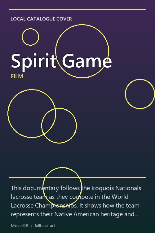 Spirit Game poster