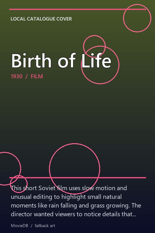 Birth of Life poster