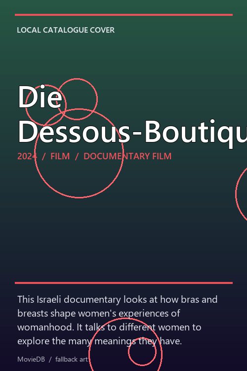 Die Dessous-Boutique poster