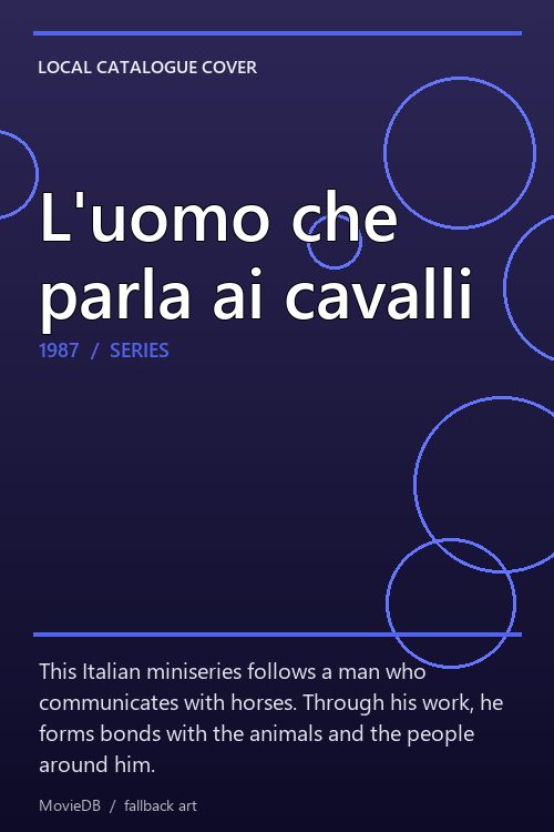 L'uomo che parla ai cavalli poster