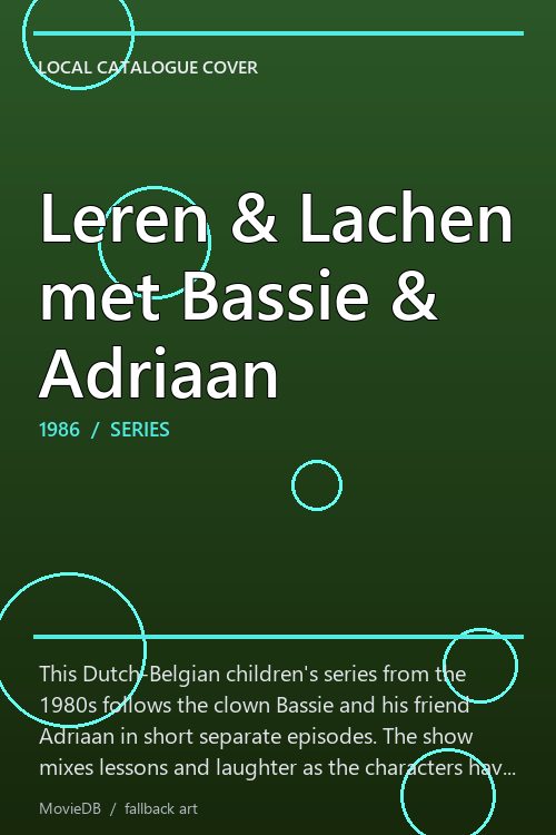 Leren & Lachen met Bassie & Adriaan poster