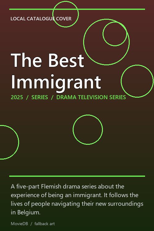 The Best Immigrant poster